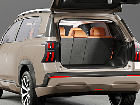 GAC Aion V 2025 with Interior 3D Модель