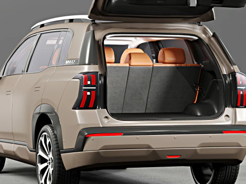 GAC Aion V 2025 with Interior 3D Model