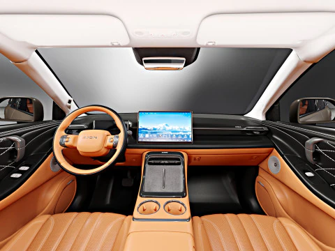 GAC Aion V 2025 with Interior 3D Model