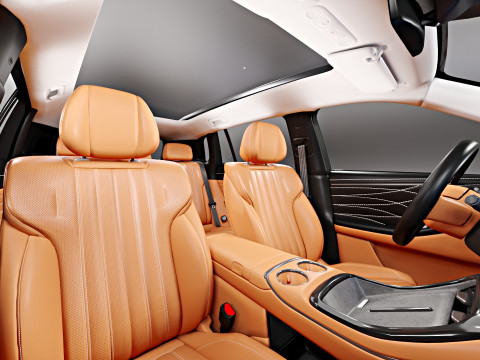 GAC Aion V 2025 with Interior 3D Модель