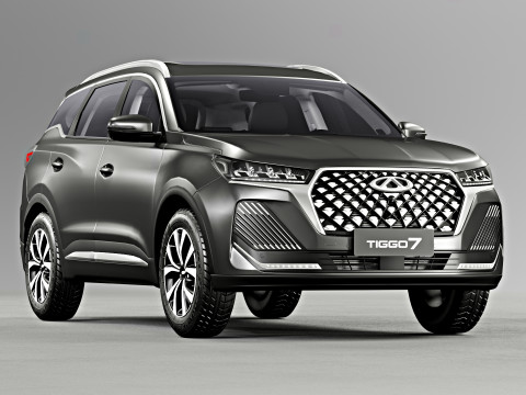 Chery Tiggo 7 2024 with Interior Modelo 3D