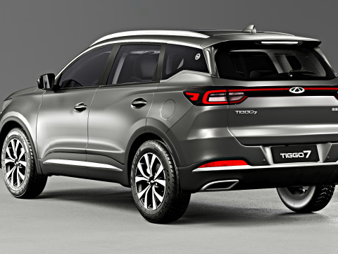 Chery Tiggo 7 2024 with Interior 3D Model
