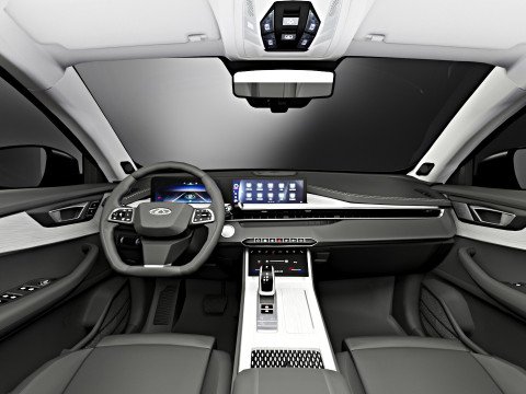 Chery Tiggo 7 2024 with Interior 3D Model