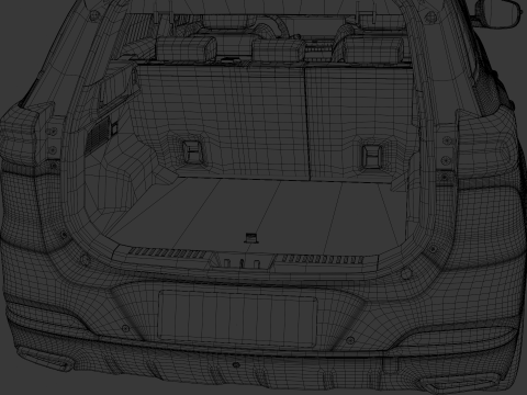 Chery Tiggo 7 2024 with Interior 3D Model