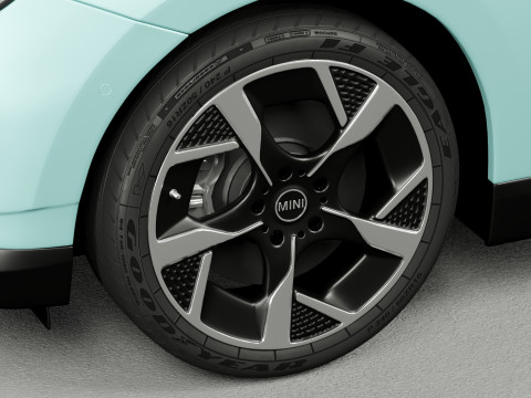 Mini 2024 cooper with Interior 3Dモデル