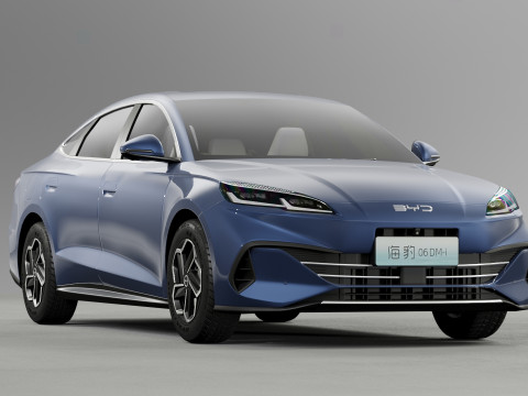 BYD Seal 06 DM-i 2024 with Interior Modelo 3D
