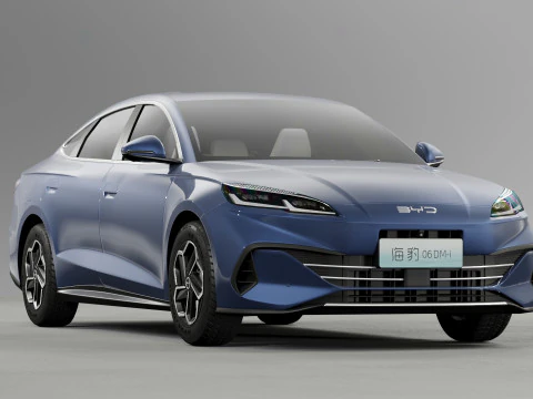 BYD Seal 06 DM-i 2024 z wnętrzem Model 3D