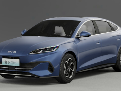 BYD Seal 06 DM-i 2024 with Interior Modelo 3D