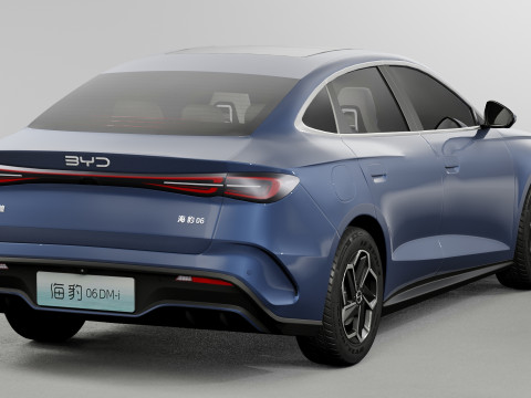 BYD Seal 06 DM-i 2024 with Interior Modelo 3D