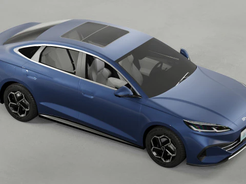 BYD Seal 06 DM-i 2024 with Interior 3D Model