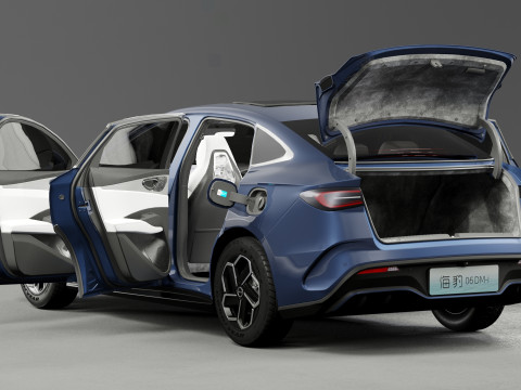 BYD Seal 06 DM-i 2024 with Interior Modelo 3D