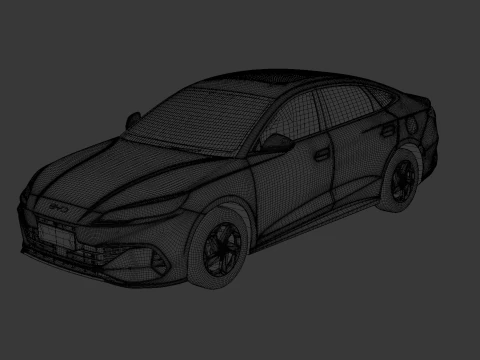 BYD Seal 06 DM-i 2024 with Interior 3D Model