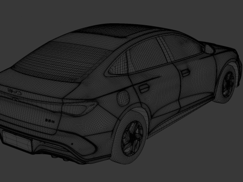 BYD Seal 06 DM-i 2024 with Interior Modelo 3D