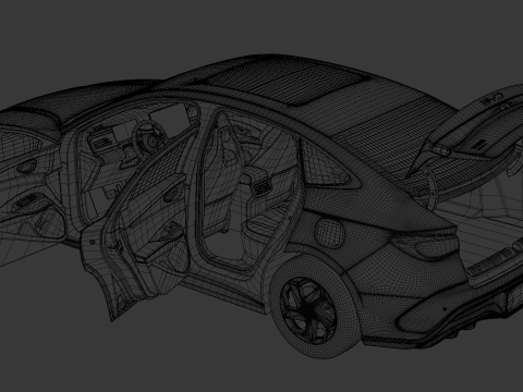 BYD Seal 06 DM-i 2024 with Interior Modelo 3D