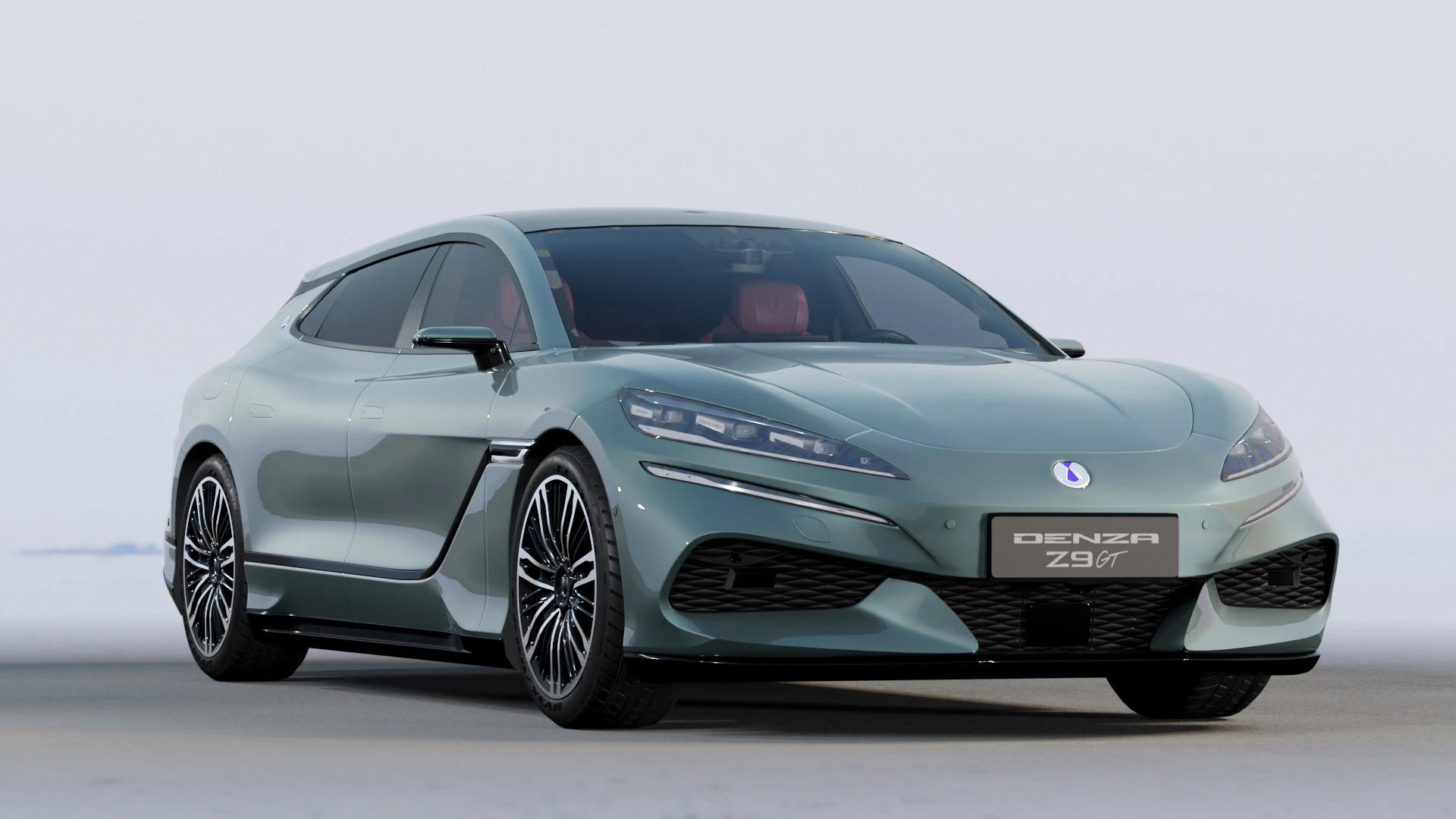 BYD Denza Z9 GT EV 2025 with Interior 3D Model .c4d .max .obj .3ds .fbx .stl .blend