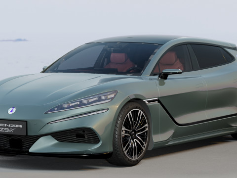 BYD Denza Z9 GT EV 2025 with Interior 3D Model
