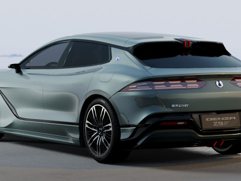 BYD Denza Z9 GT EV 2025 with Interior 3D Model