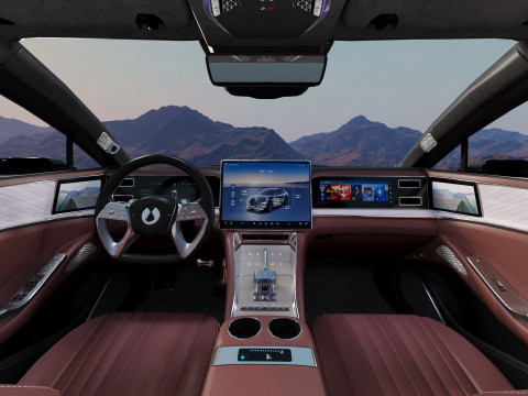 BYD Denza Z9 GT EV 2025 with Interior 3D Model