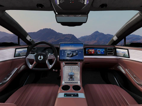 BYD Denza Z9 GT EV 2025 with Interior 3D Model