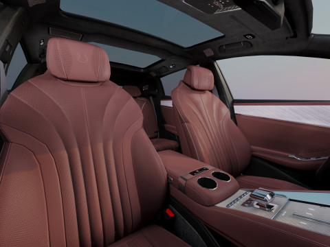 BYD Denza Z9 GT EV 2025 with Interior 3D Model