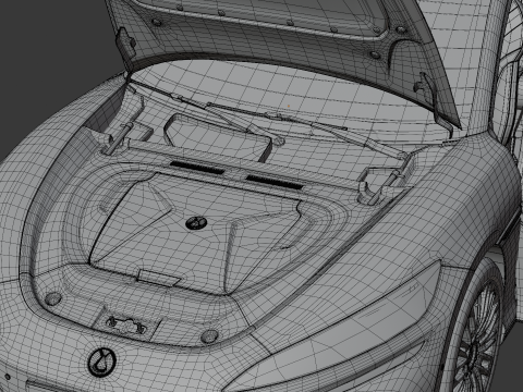BYD Denza Z9 GT EV 2025 with Interior 3D Model