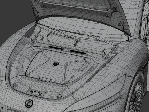 BYD Denza Z9 GT EV 2025 with Interior 3D Model