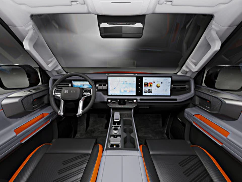 Baic Beijing BJ40 2024 With Interior 3D Model