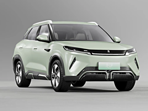 इंटीरियर के साथ BYD युआन 2024 तक 3D मॉडल