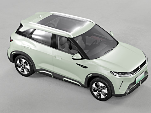 BYD Yuan Up 2024 with Interior 3D Модель