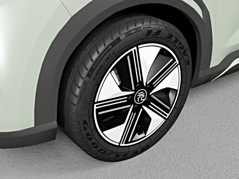 BYD Yuan Up 2024 with Interior 3D Модель