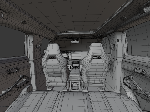 BYD Yuan Up 2024 with Interior 3D Модель