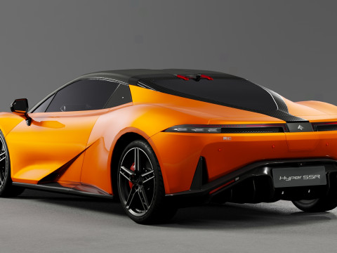GAC Aion Hyper SSR 2024 with Interior Modelo 3D