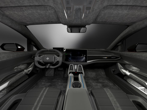 GAC Aion Hyper SSR 2024 with Interior Modelo 3D