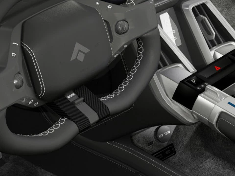 GAC Aion Hyper SSR 2024 with Interior 3D Model