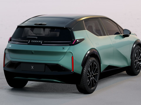 Zeekr X 2025 with Interior Modelo 3D