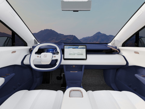 Zeekr X 2025 with Interior Modelo 3D