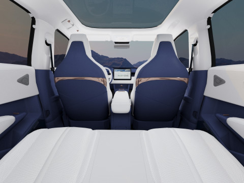 Zeekr X 2025 with Interior Modelo 3D