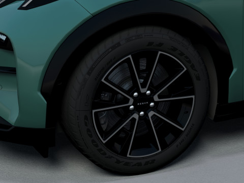 Zeekr X 2025 with Interior Modelo 3D