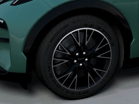 Zeekr X 2025 with Interior Modelo 3D