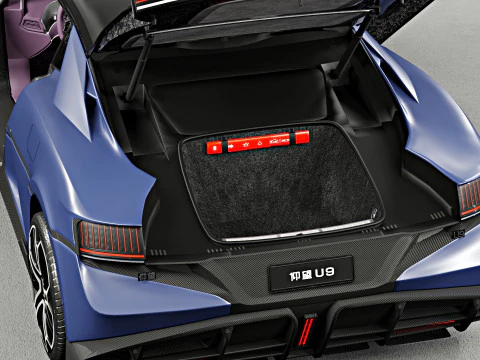 BYD Yangwang U9 2024 with Interior 3D Model