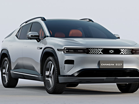 Changan Nevo E07 2025 with interior 3D Model