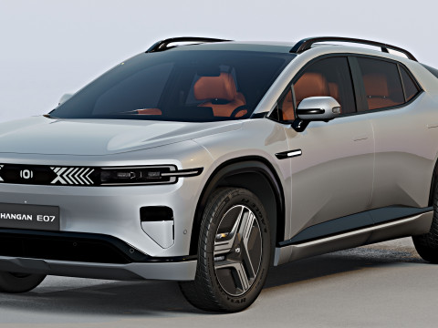Changan Nevo E07 2025 with interior 3D 模型
