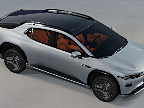 Changan Nevo E07 2025 with interior 3D 模型