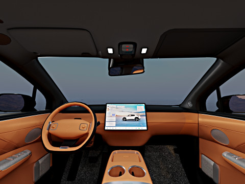 Changan Nevo E07 2025 with interior 3D 模型