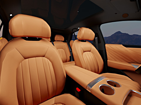 Changan Nevo E07 2025 with interior 3D 模型