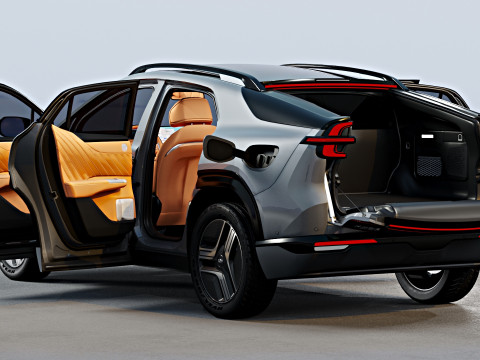 Changan Nevo E07 2025 with interior 3D 模型