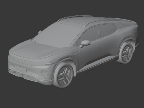 Changan Nevo E07 2025 with interior 3D 模型