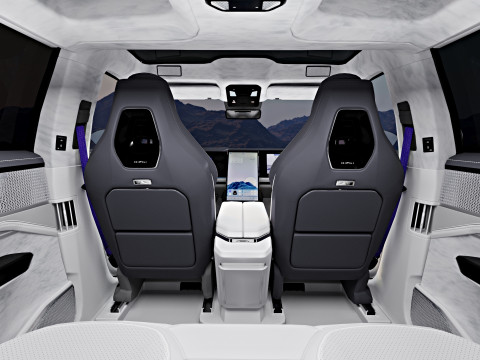 HiPhi Y with interior 3D Model