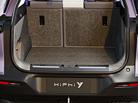 HiPhi Y with interior 3D Model