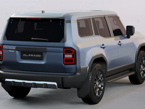 Toyota Land Cruiser Prado 2025 with interior 3D Model